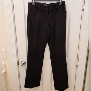 EXPRESS Editor Black Dress Pants NEW Size 6S Slim Flare Low Rise